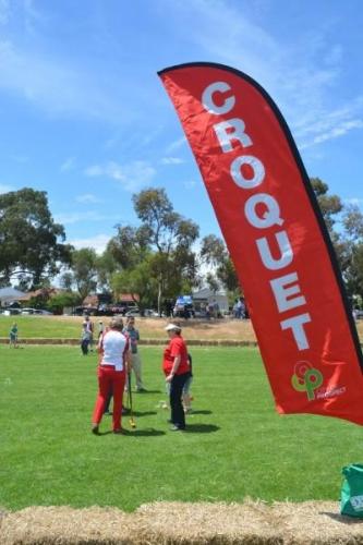 Croquet 'Demo' at Prospect Fair